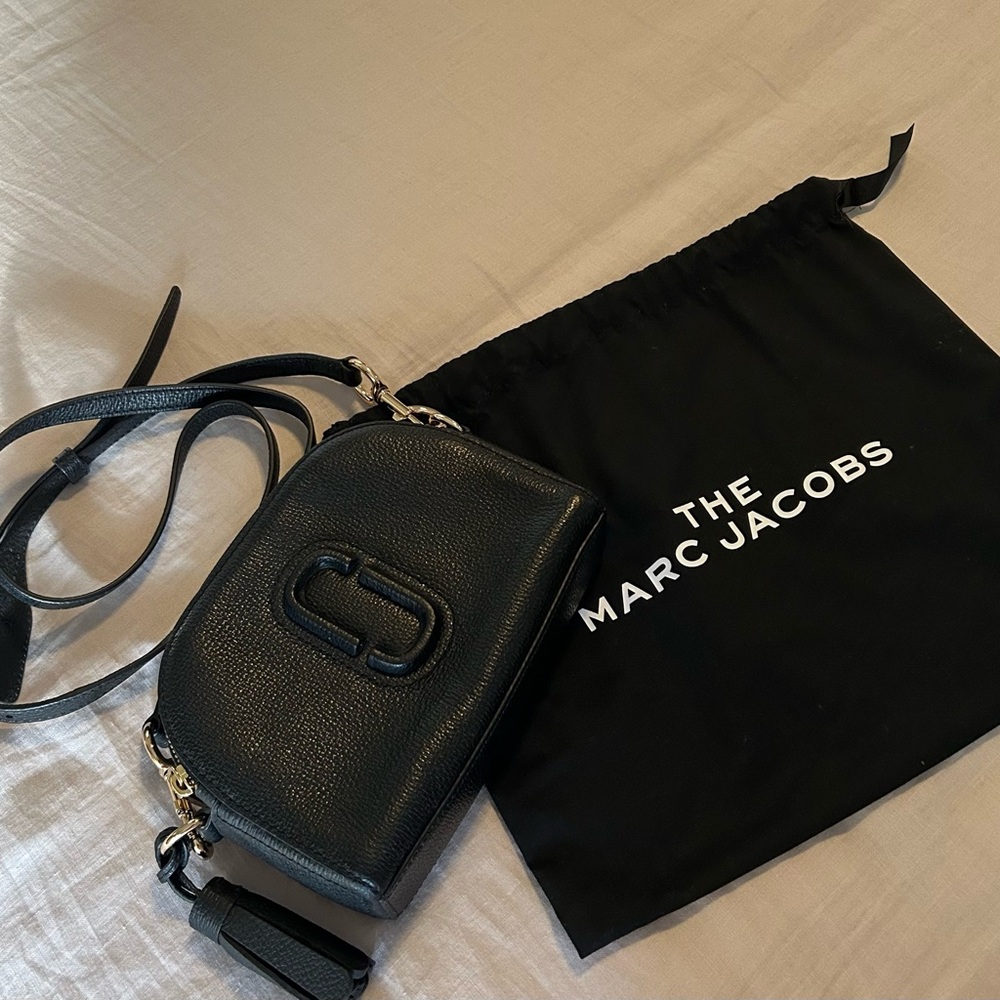 Marc Jacobs Black Leather Shoulder Bag